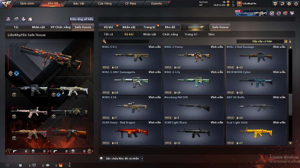 shop acc cf uy tin gia re